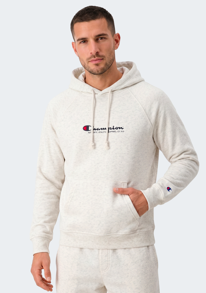 Champion Men’s Lightweight French Terry Script Hoodie