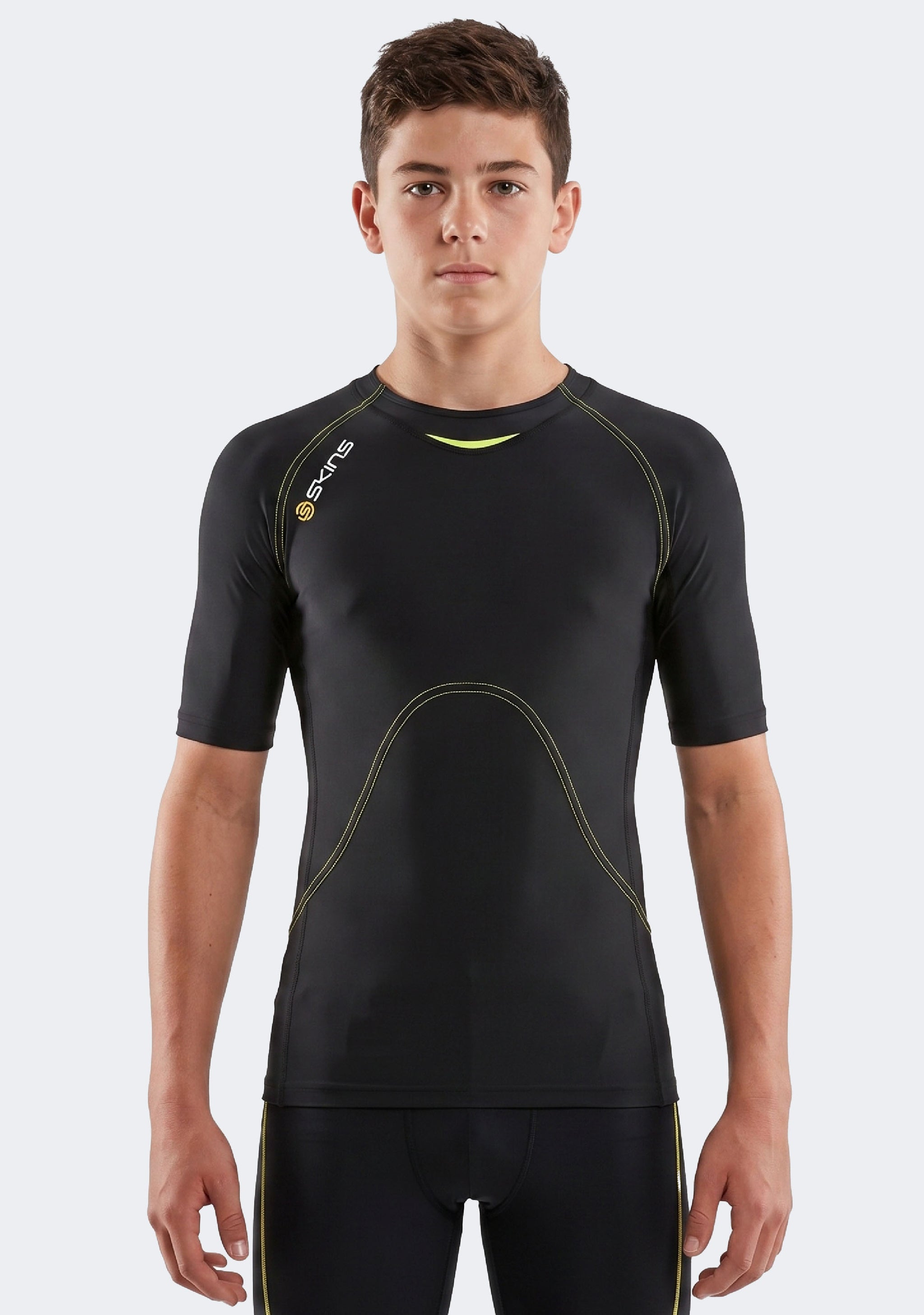 Skins Youth A400 Short Sleeve Top