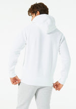 Champion Reverse Weave Embroidered Mens Script Logo Hoodie White <br> AXJWN WIT