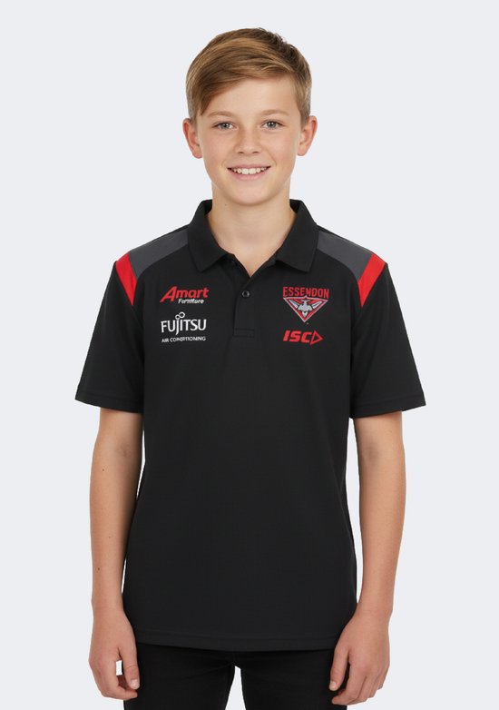 ISC kids' Essendon Media Polo