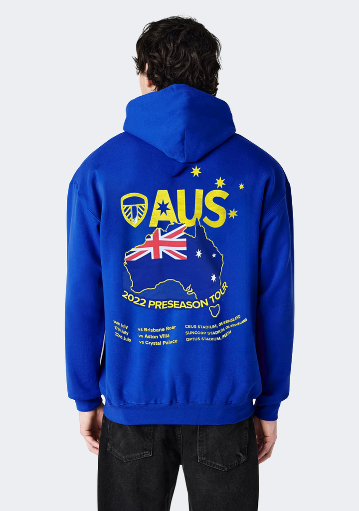 Gildan Adult Leeds Supporter Hoodie Blue
