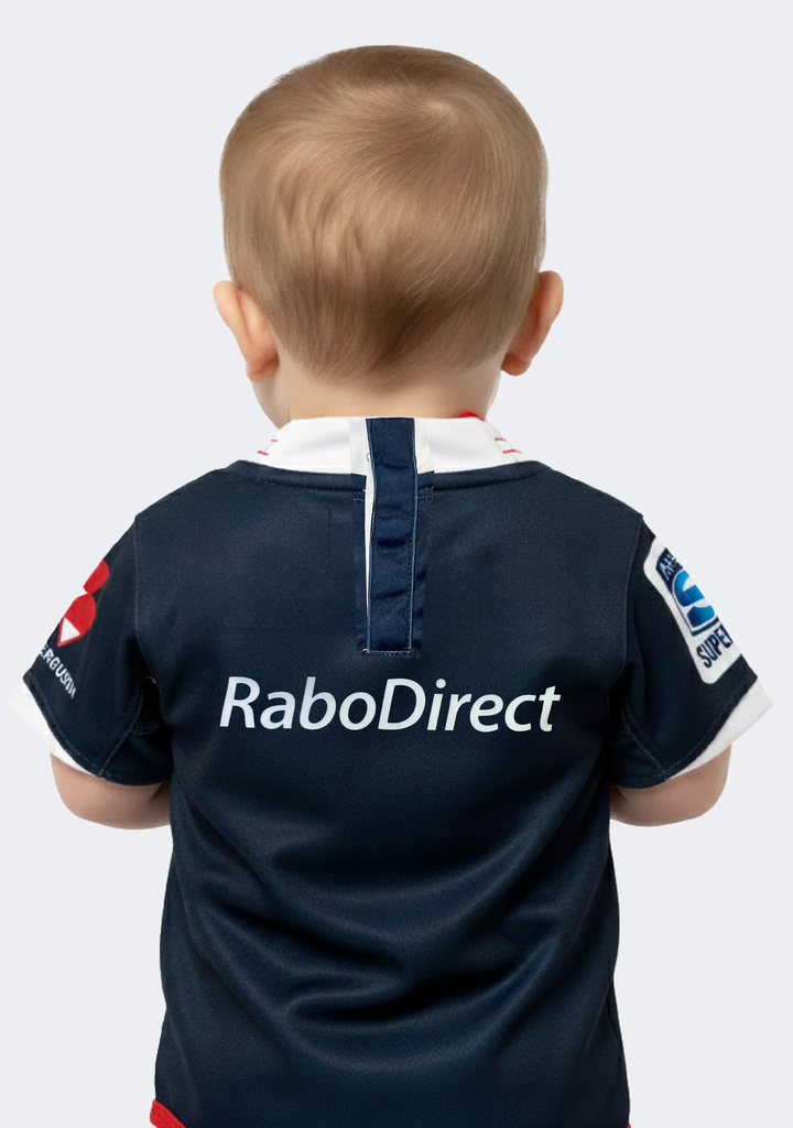 BLK Toddlers Melbourne Rebels Replica Jersey Away 2015