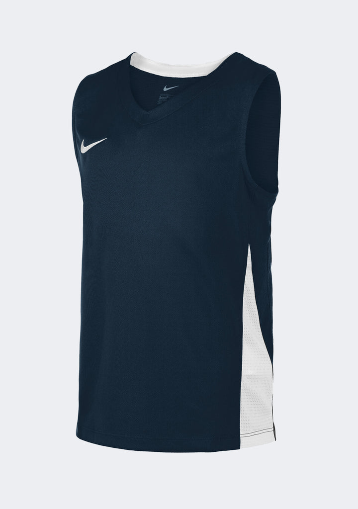 Nike Kids' Team Basketball Training Jersey - Navy/White