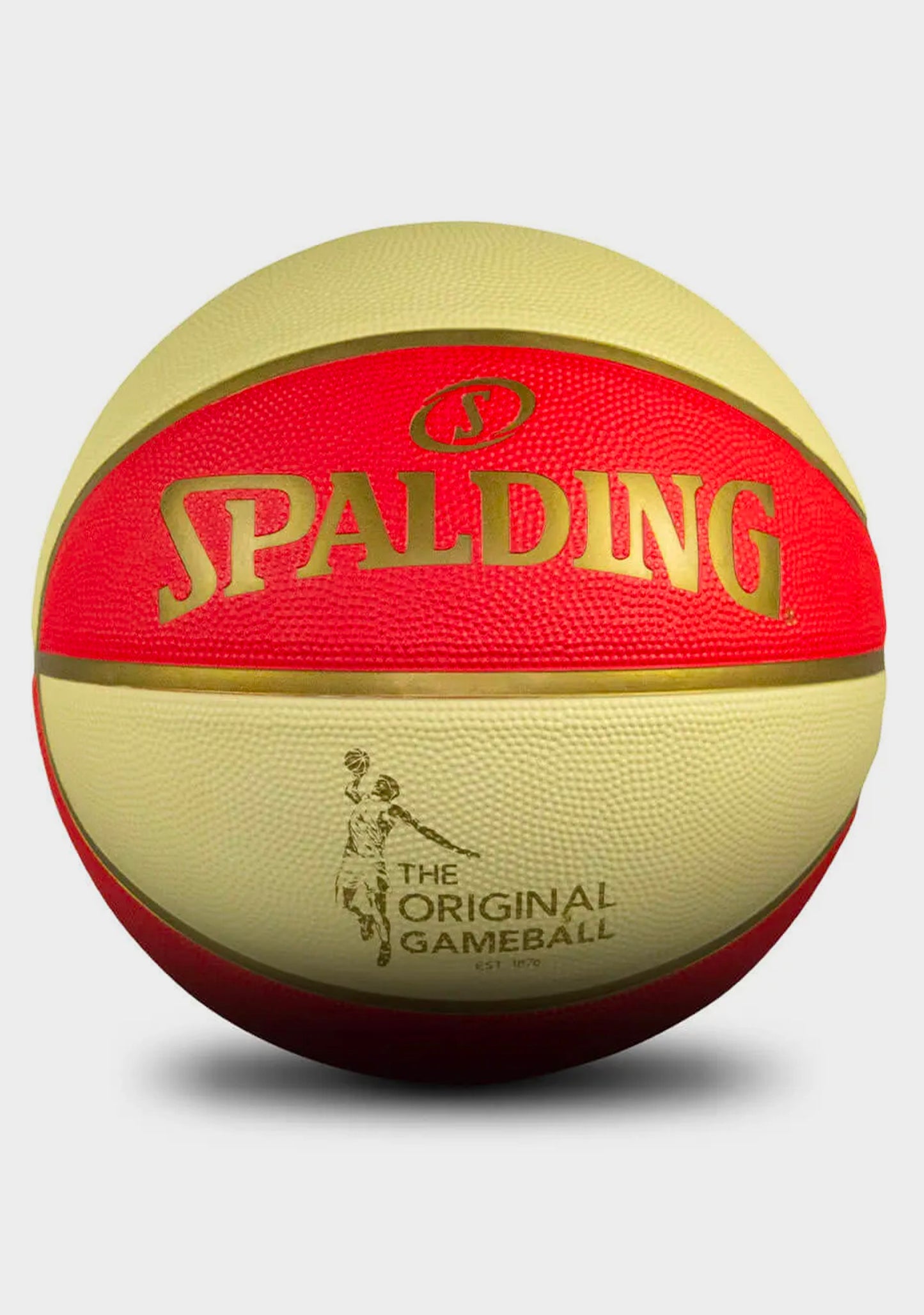 Spalding Original Game Ball With FREE Waboba Throwback Velcro Catch Set