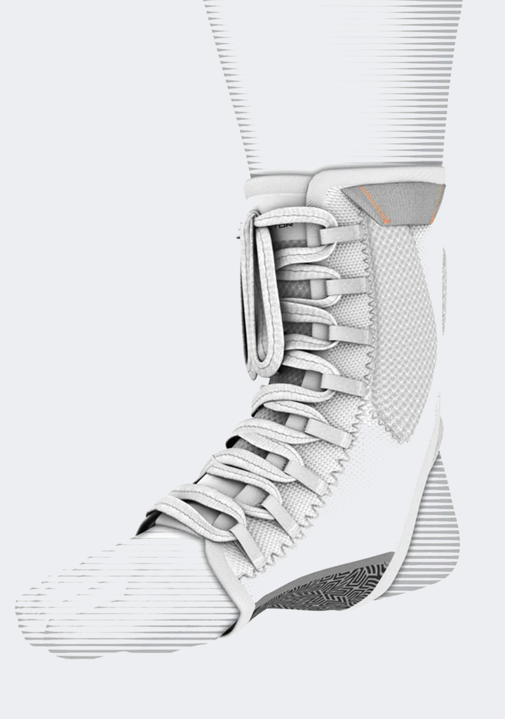 Shock Doctor Ultra Gel Lace Ankle Support White