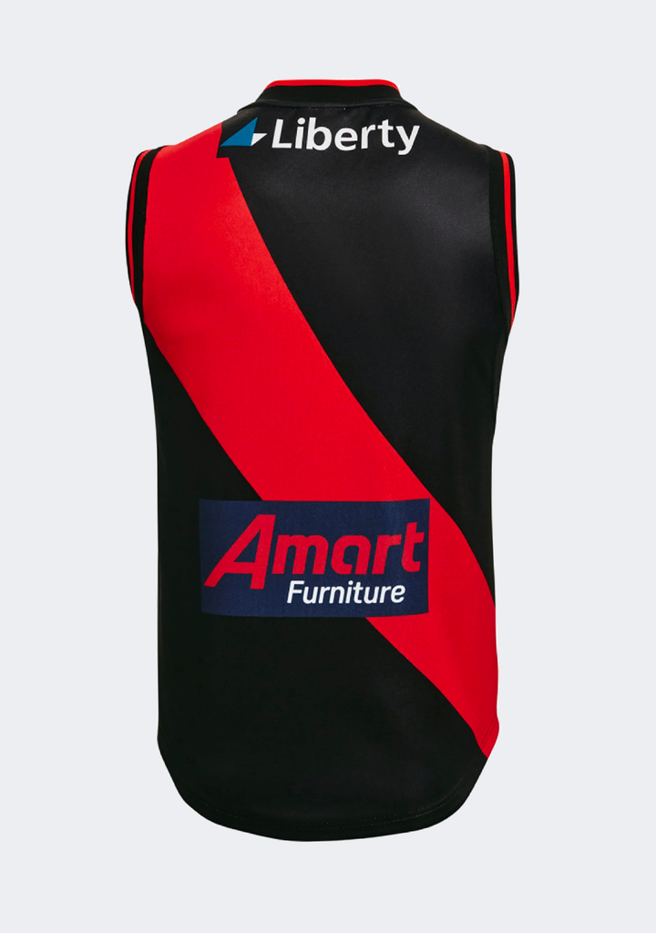 Under Armour Men's Essendon FC 2022 Replica Home Guernsey Black/Red