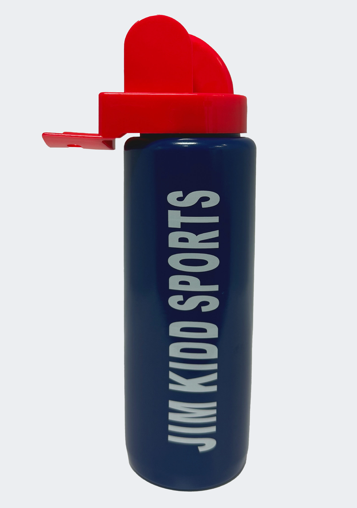 Jim Kidd Sports Chin Rest Water Bottle Blue/Red