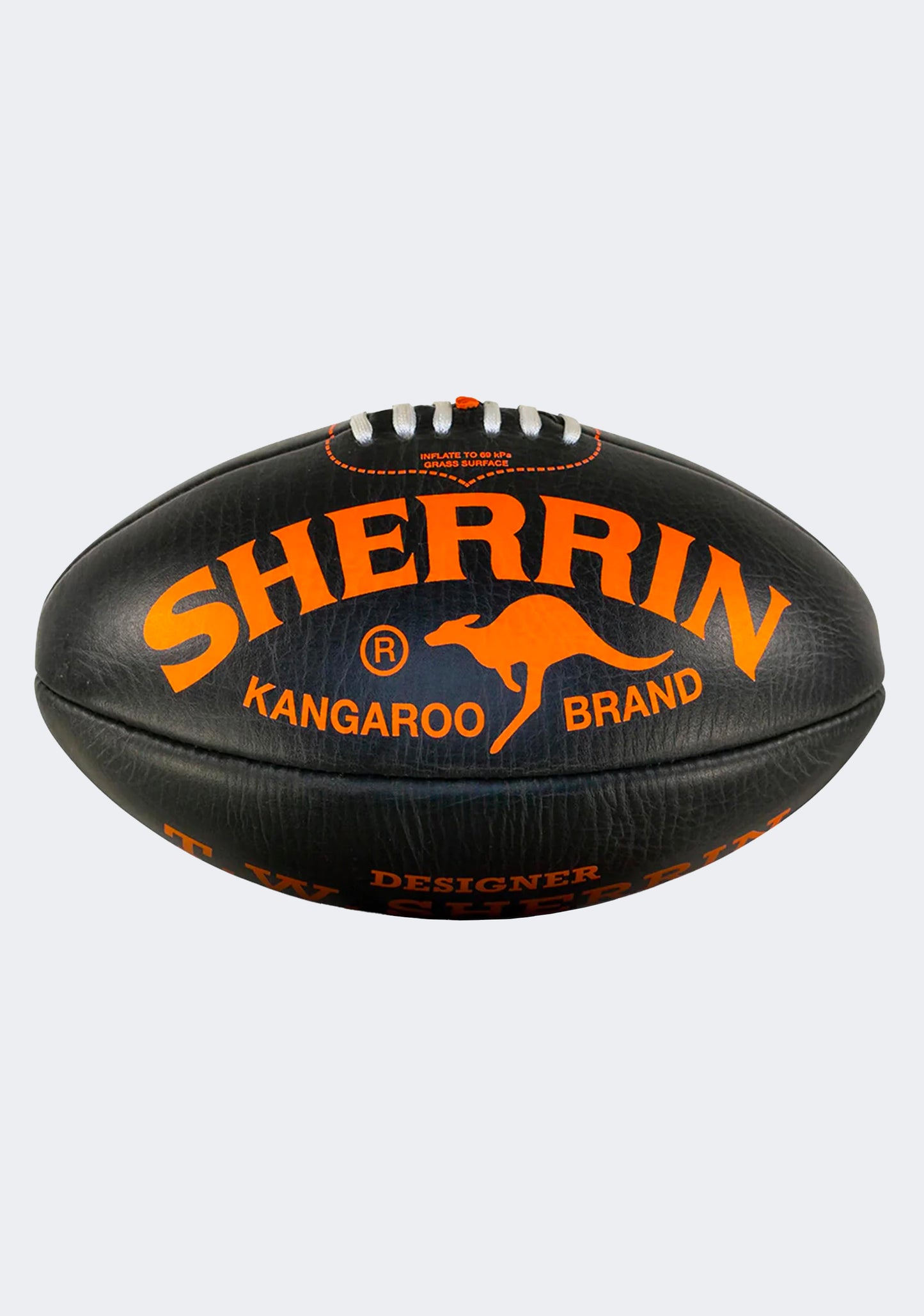 Sherrin Design Leather Black/Orange