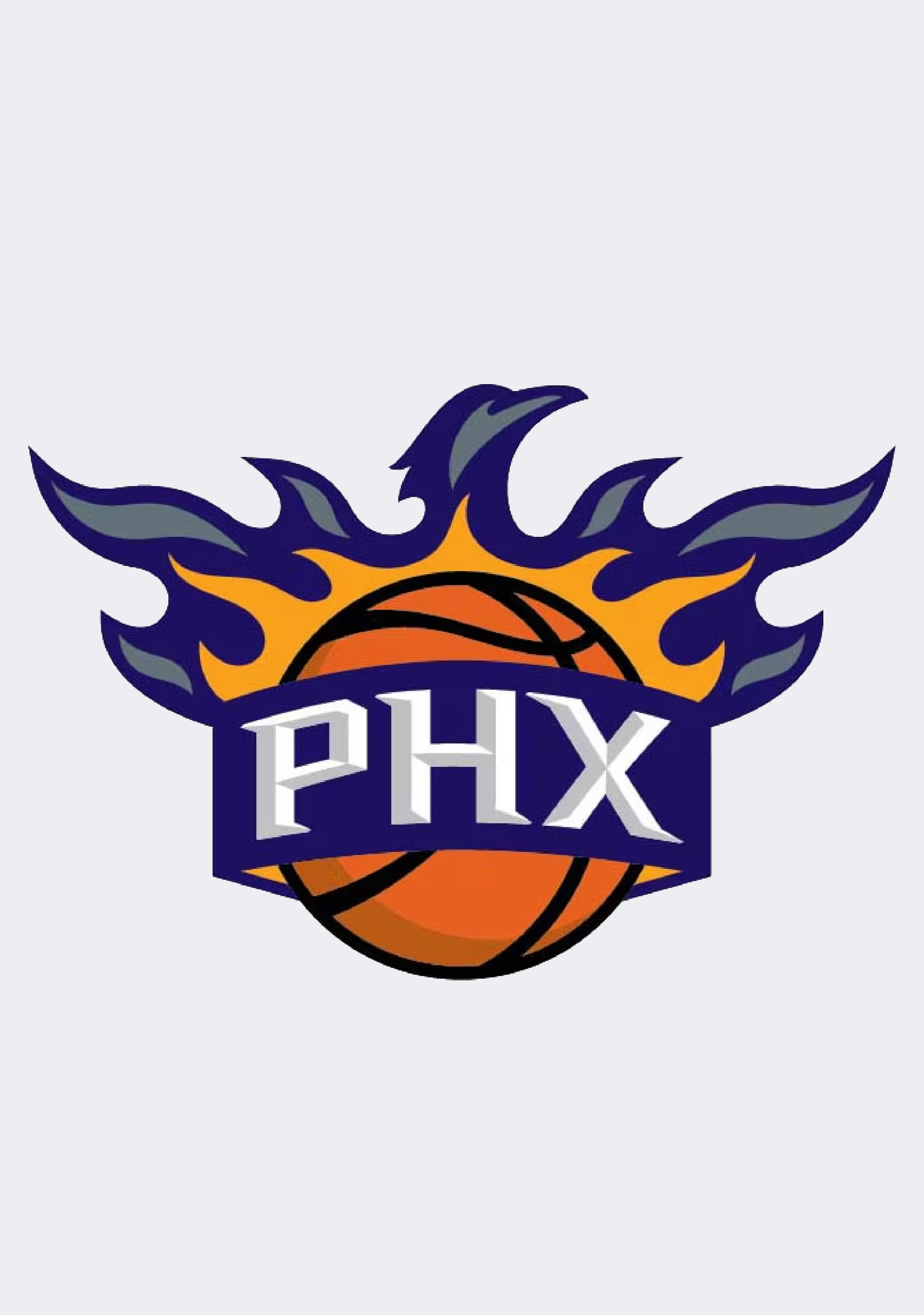Spalding NBA Team Sticker Phoenix Suns