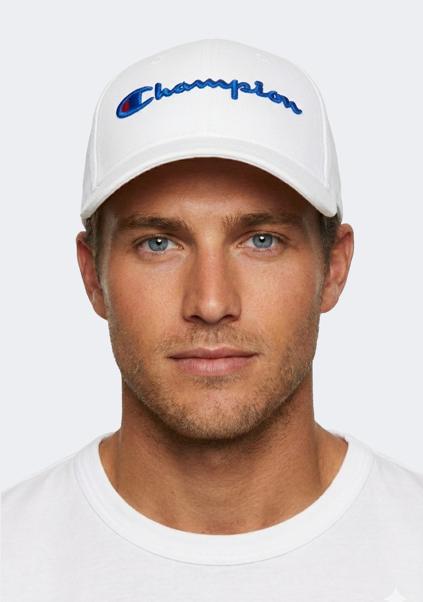 Champion Embroidered C-Life Dad Cap White