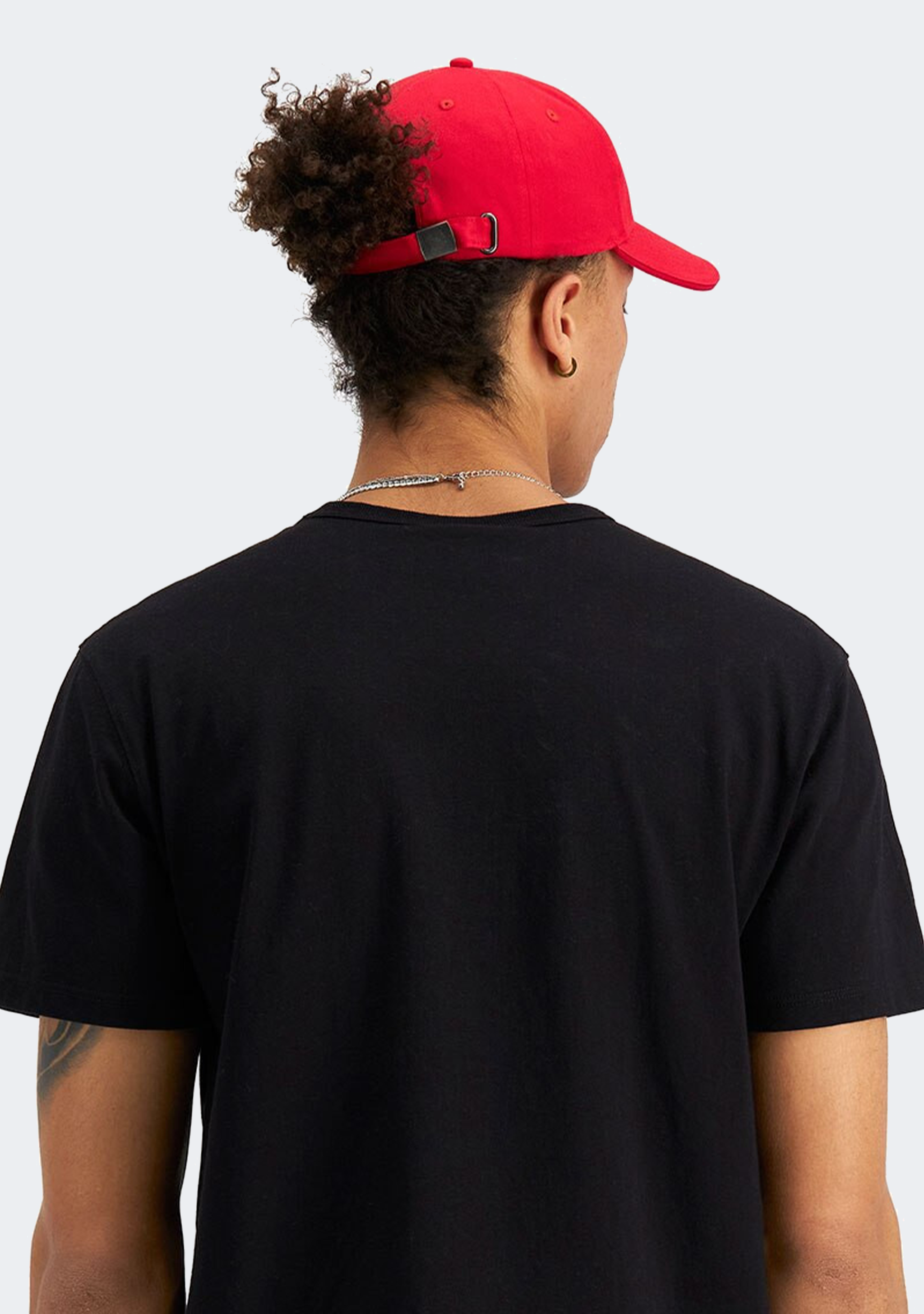 Champion Embroidered C-Life Dad Cap Red