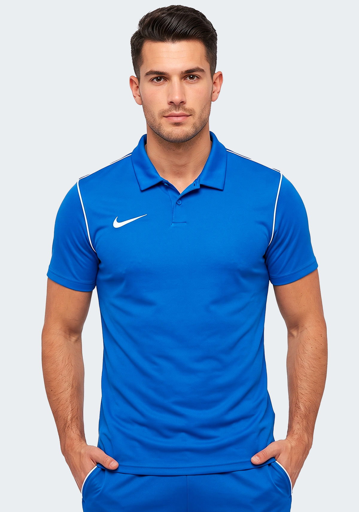 Nike Men's Dri-Fit Park 20 Polo Blue