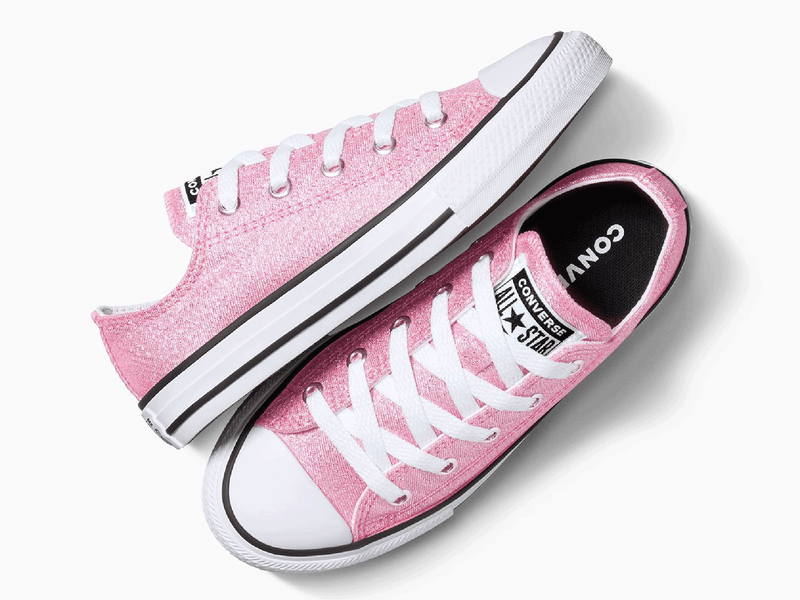 Converse Kids Chuck Taylor All Star 2V Prism Glitter Low Top A04714C