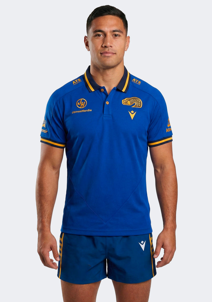 Macron Men's Parramatta Eels 2025 Player Travel Polo