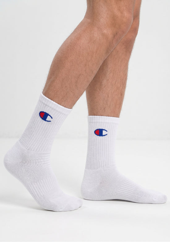 Champion Men's C Logo Crew 3 Pack