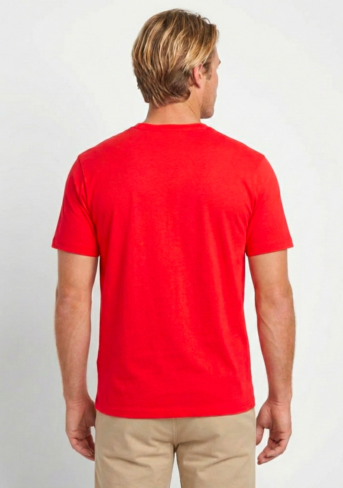 Champion Men's Script Logo Short Sleeve Tee Red