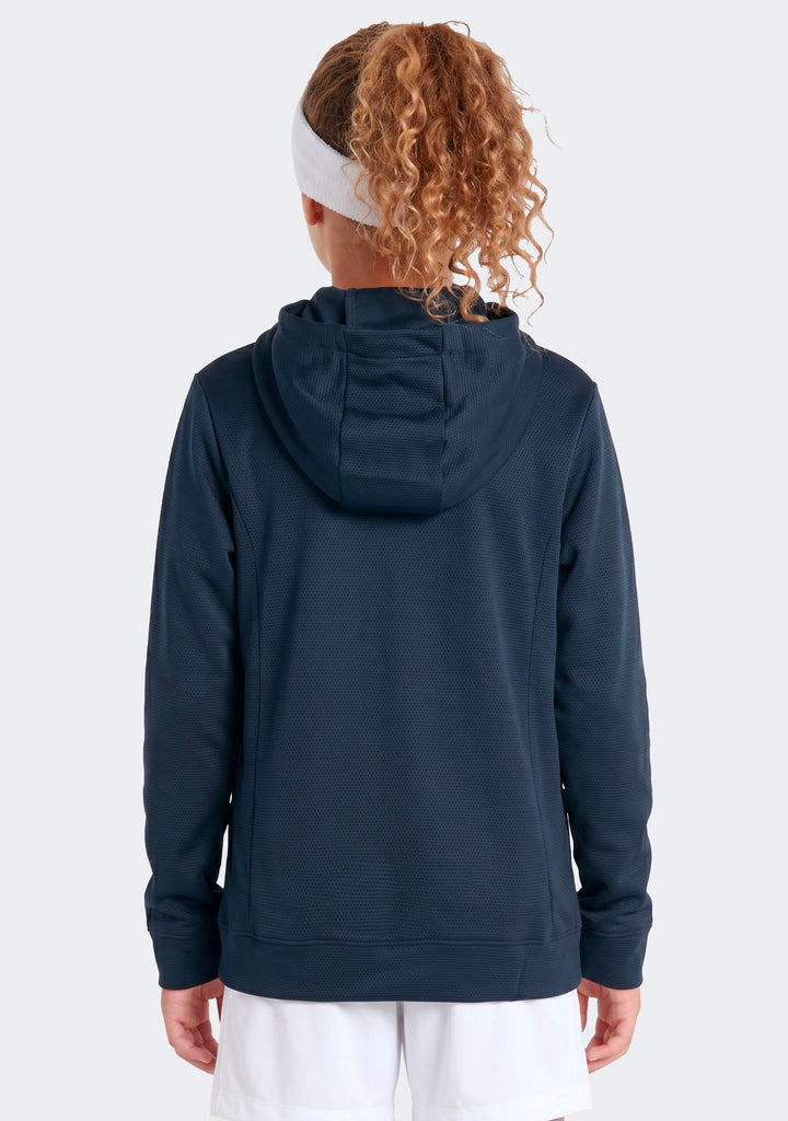 Nike Kids' Team Basketball Full Zip Stock Hoodie Navy