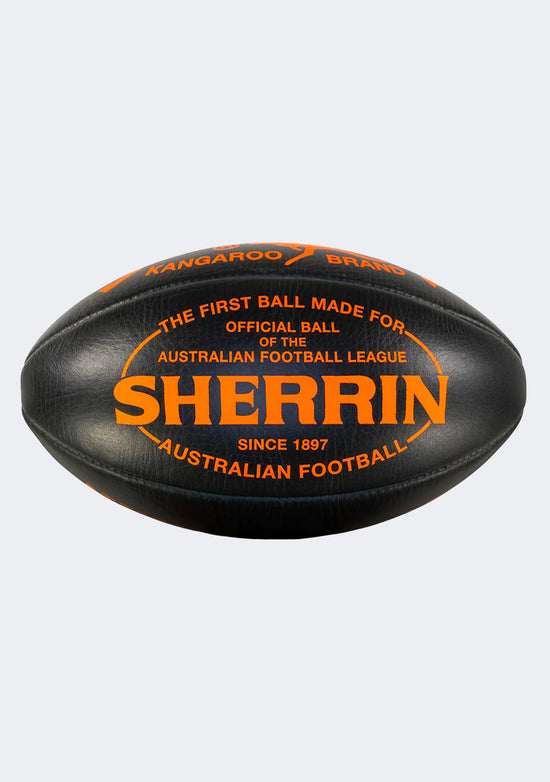 Sherrin Design Leather Black/Orange