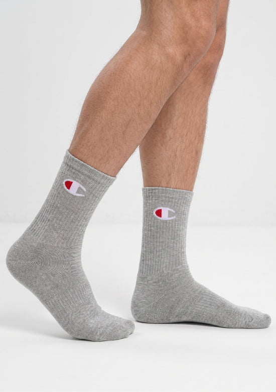 Champion Men's C Logo Crew 3 Pack
