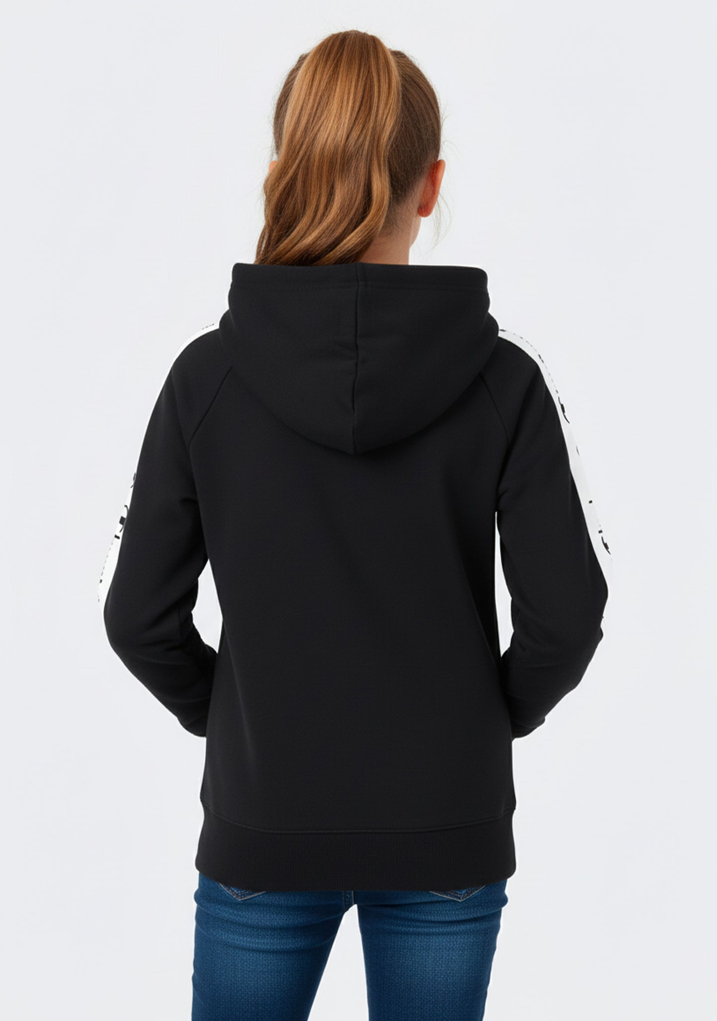 Champion Girls' EU Sport Tape Hoodie