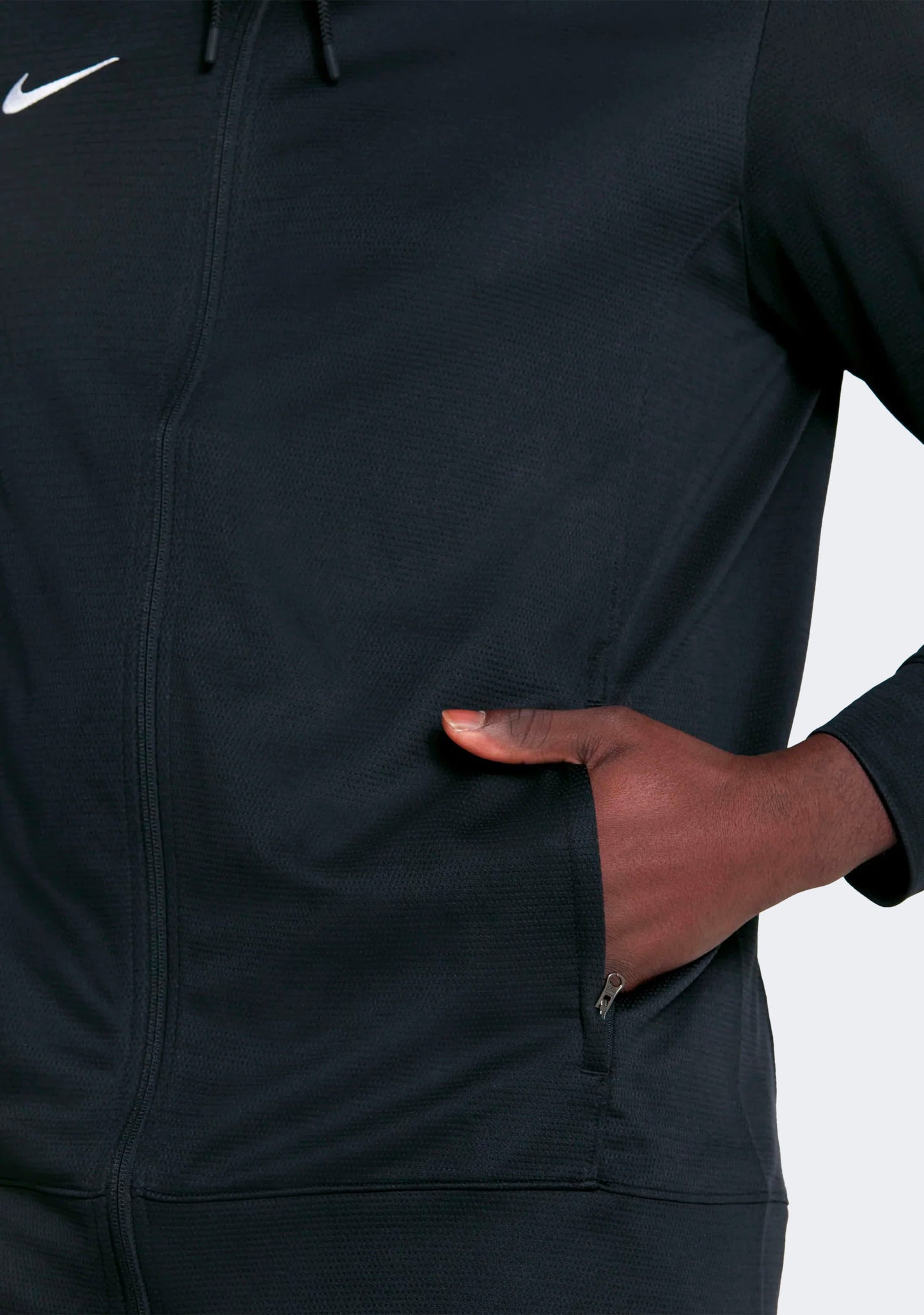 Nike Men's Team Basketball Full Zip Stock Hoodie Navy