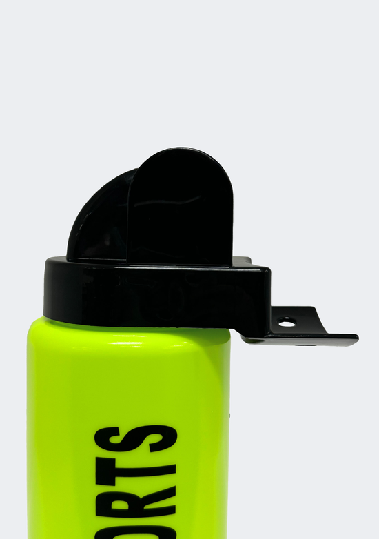 Jim Kidd Sports Chin Rest Water Bottle Lime/Black