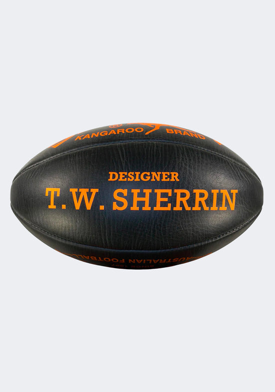Sherrin Design Leather Black/Orange