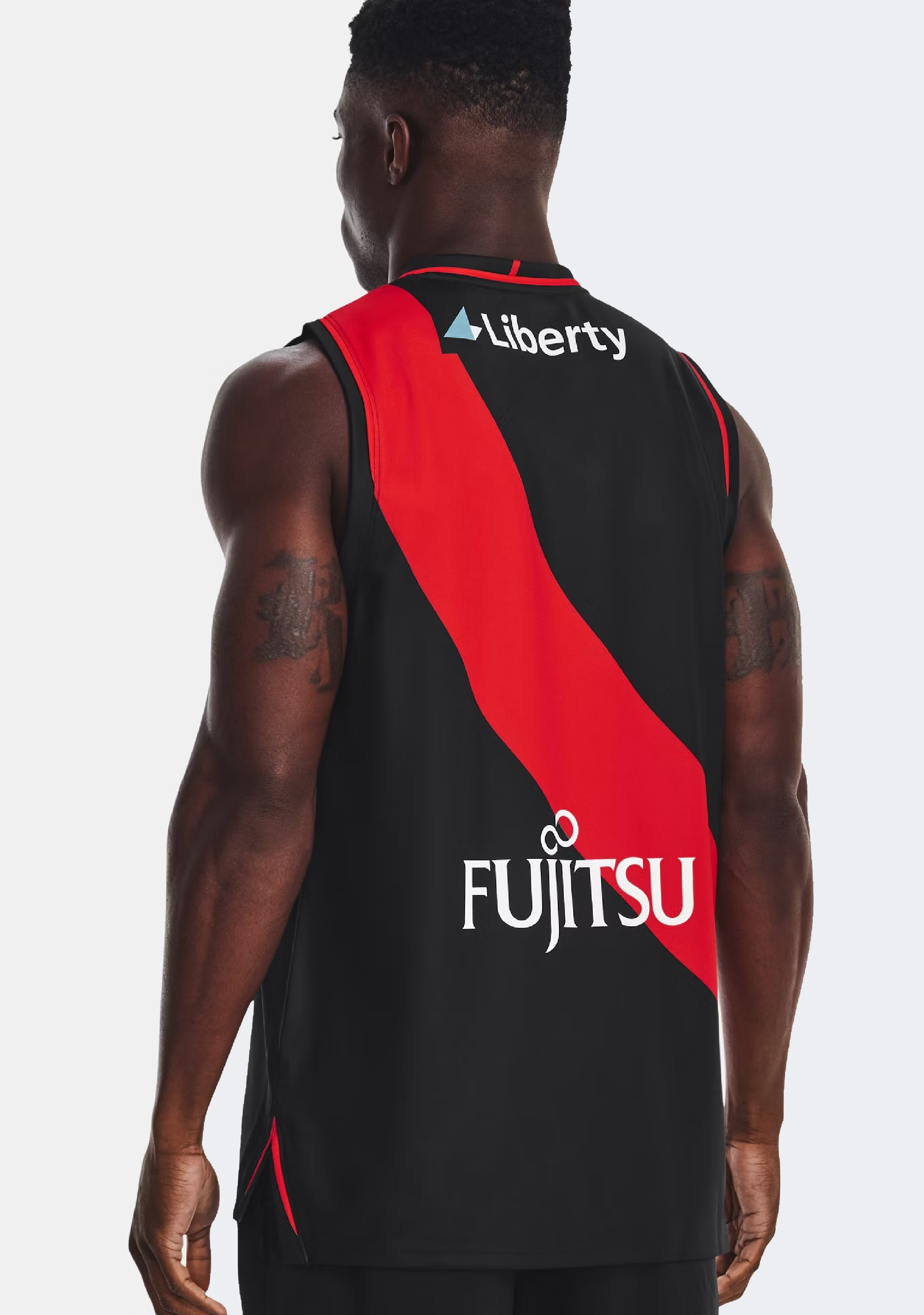 Under Armour Men's Essendon FC Replica Sleeveless Guernsey