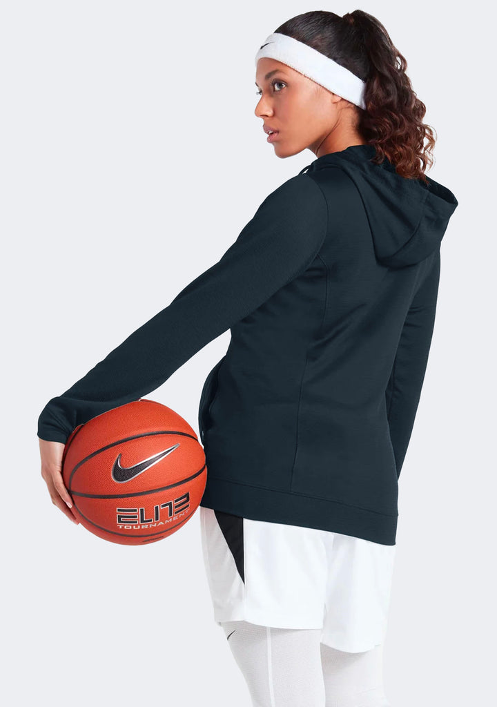 Nike Women's Team Basketball Full Zip Stock Hoodie Navy