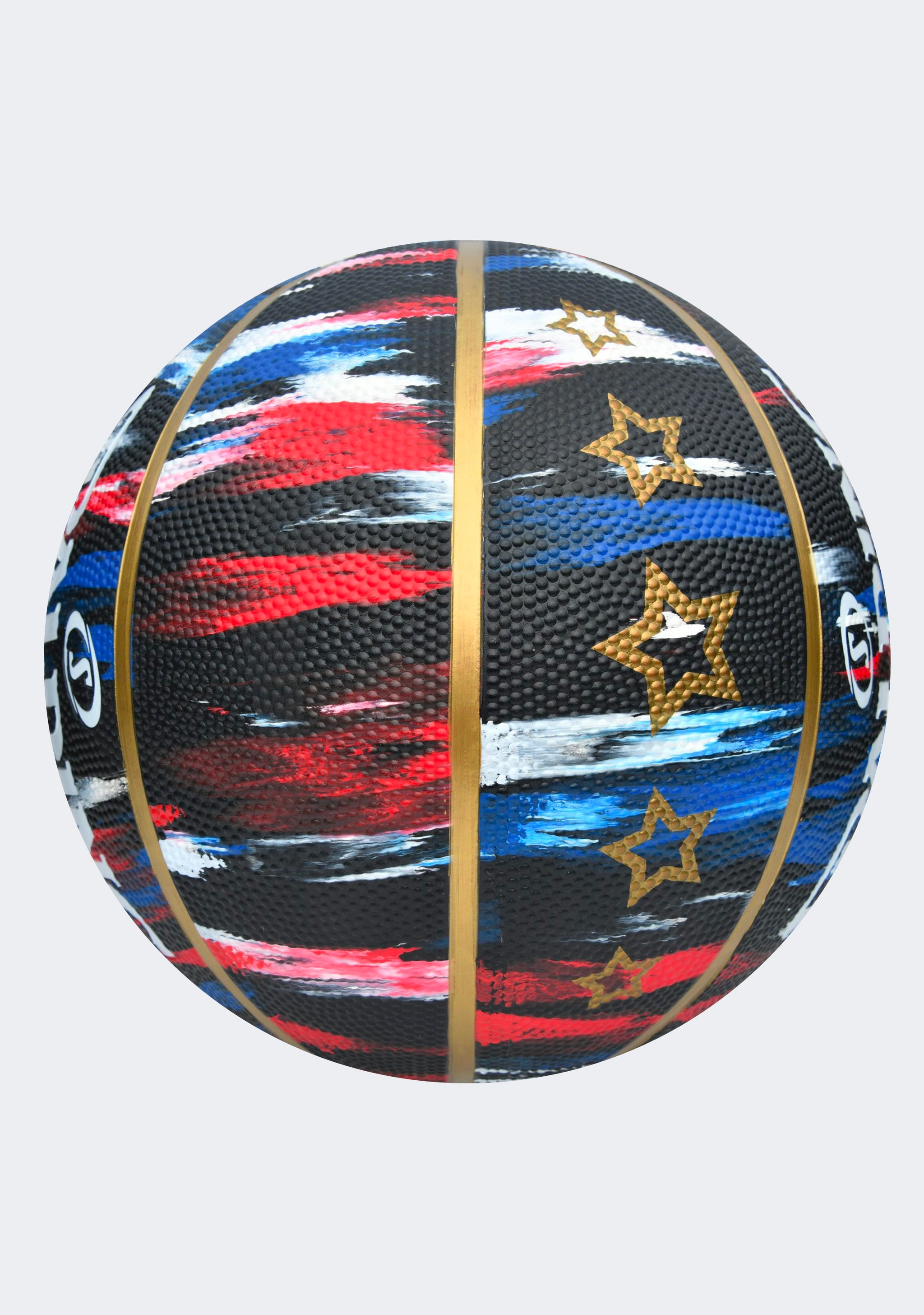 Spalding x Harlem Globetrotters Marble Series Rubber Basketball