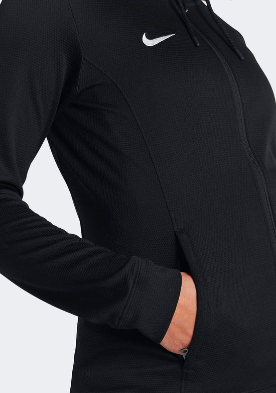 Nike Women's Team Basketball Full Zip Stock Hoodie Black