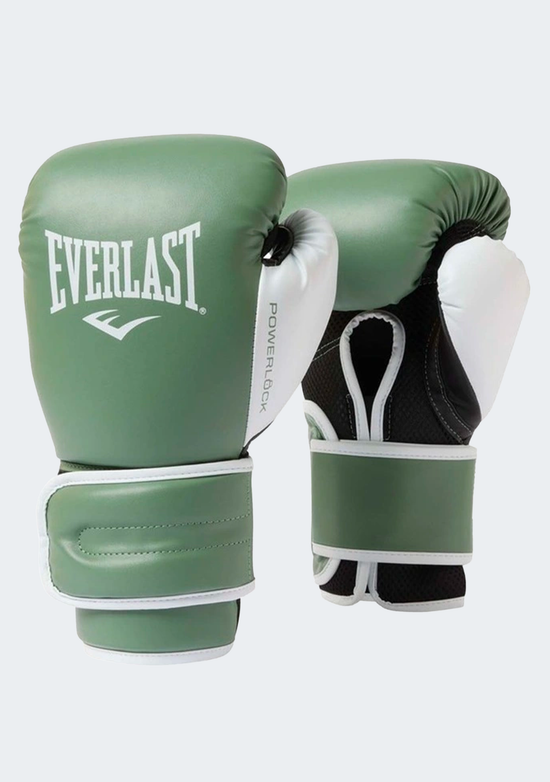 Everlast Powerlock2 Training Gloves Green/White