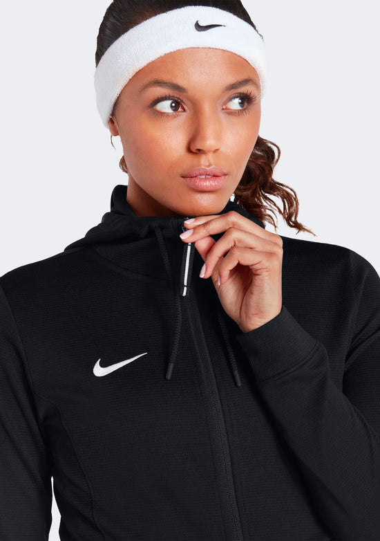 Nike Women's Team Basketball Full Zip Stock Hoodie Black