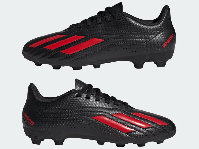 Adidas Mens Deportivo II FXG Boots with FREE Adidas Red Water Bottle <BR> HP2509