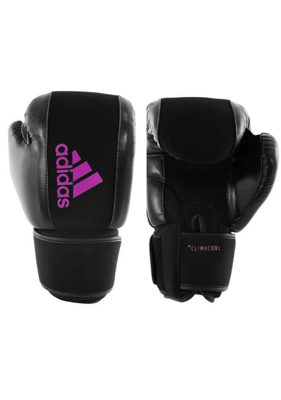 Adidas Unisex Washable Boxing Glove ADIHBWG01 BLACK PINK Jim Kidd Sports