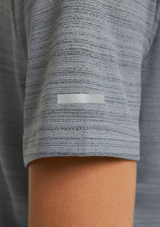 Nike Dri-FIT Miler Big Kids Training Top Grey <br> DD3055 084