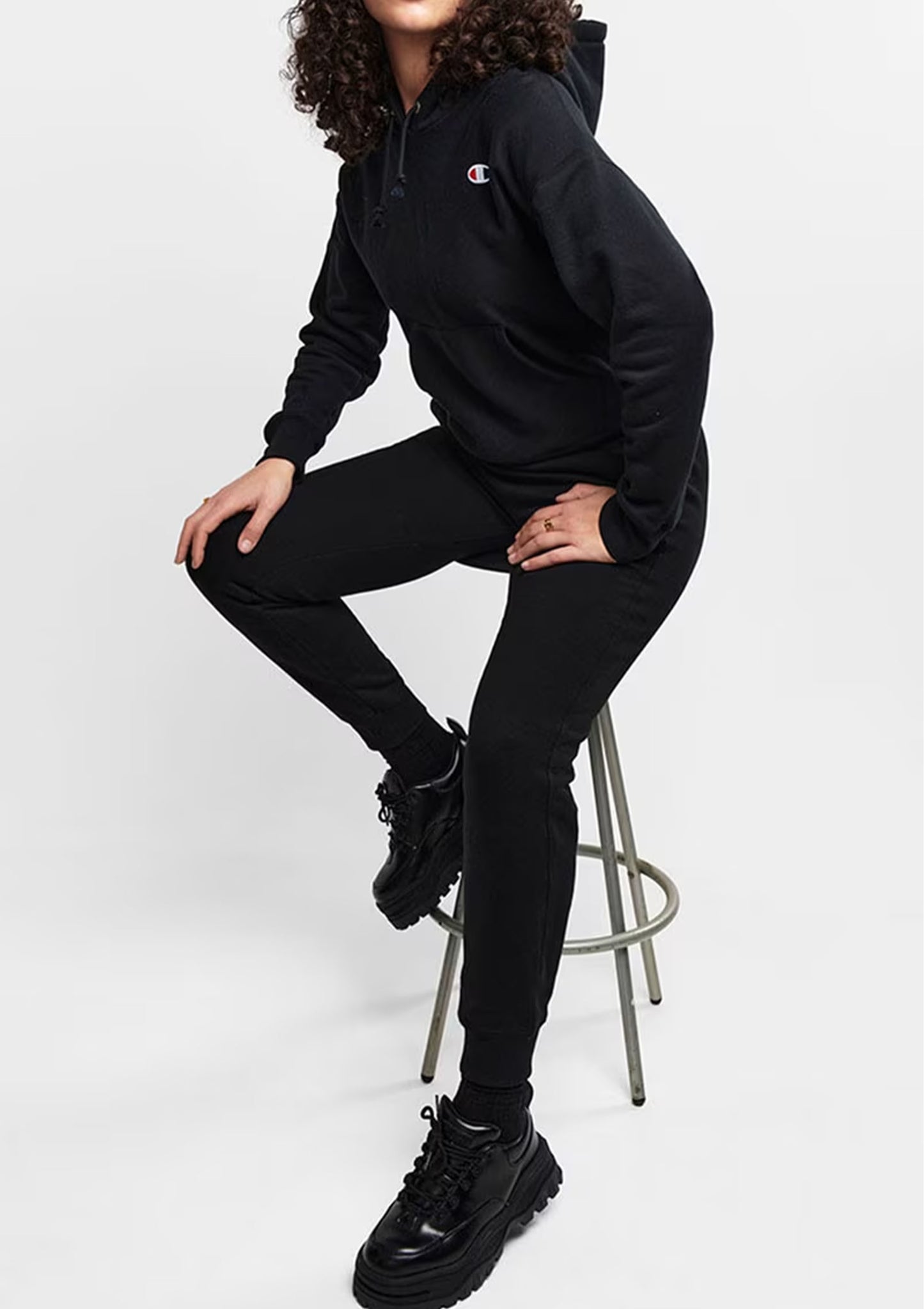 Champion Womens Reverse Weave Joggers Black