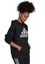 Adidas Womens Essentials Logo Boyfriend Fleece Hoody <br> HD1756