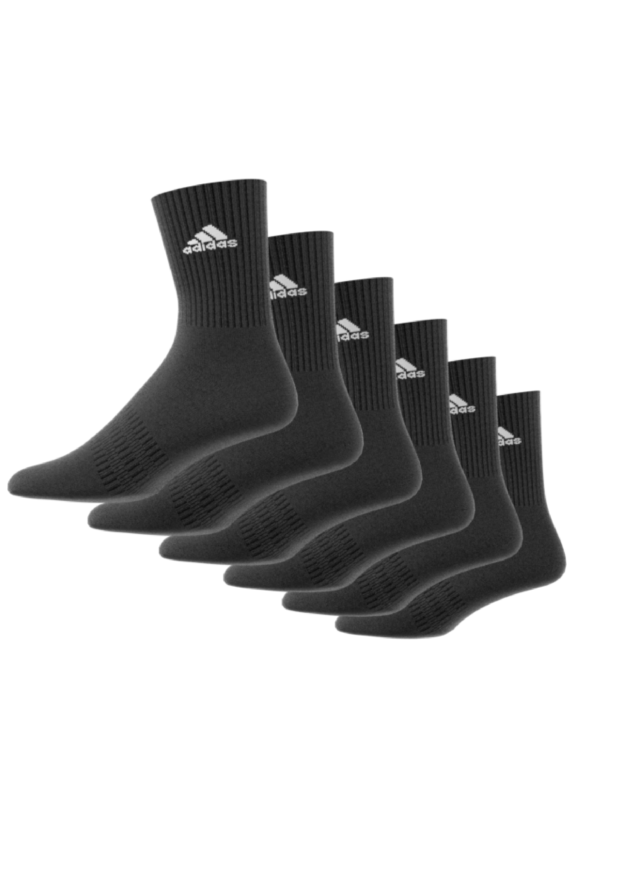 Adidas 6 Pack Cushioned Sportswear Crew Socks <BR> IC1316