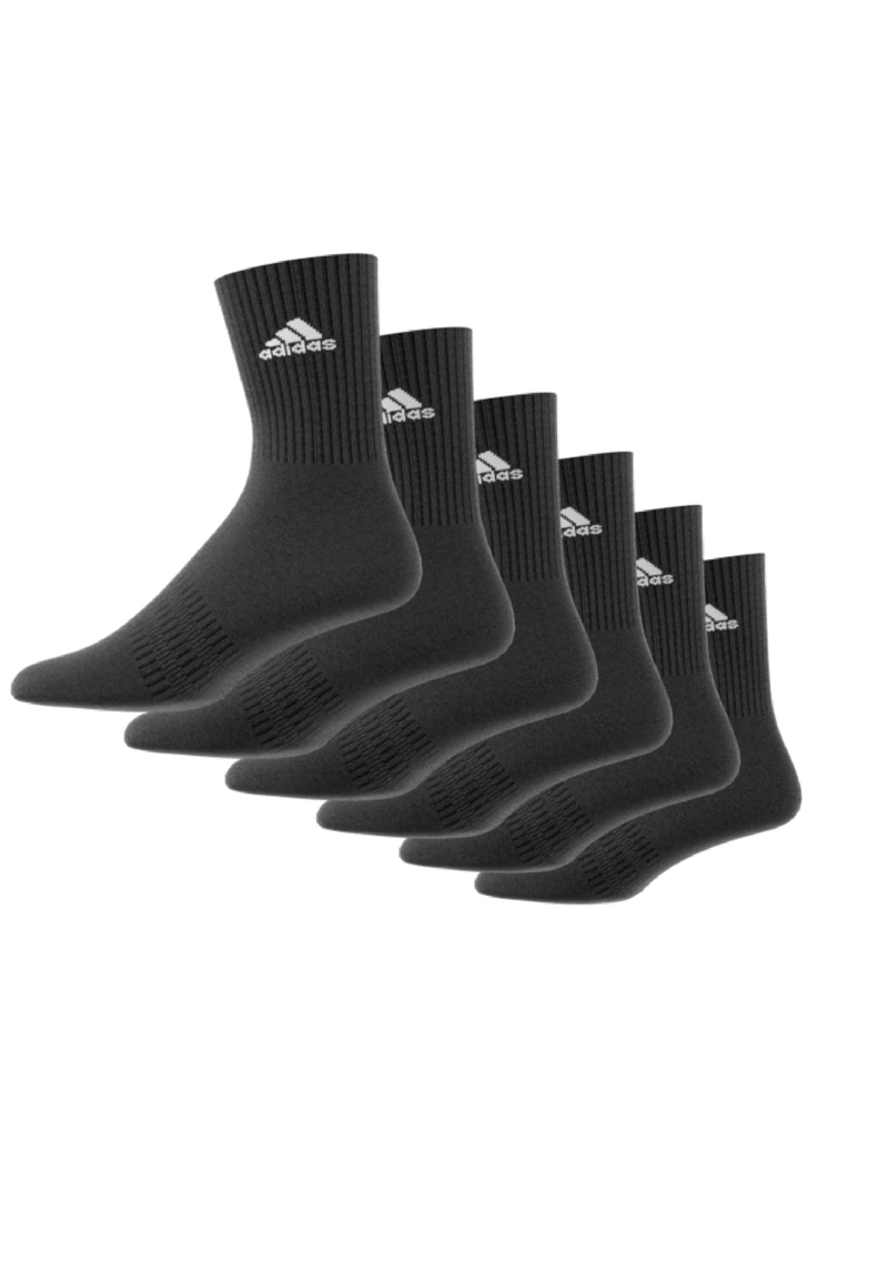 Adidas 6 Pack Cushioned Sportswear Crew Socks <BR> IC1316