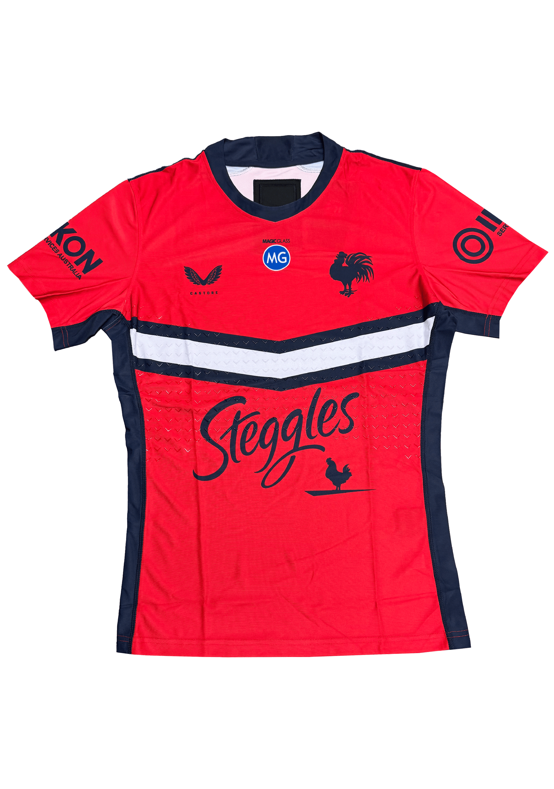 Castore Mens Roosters Training Tee <BR> JCSRTJB