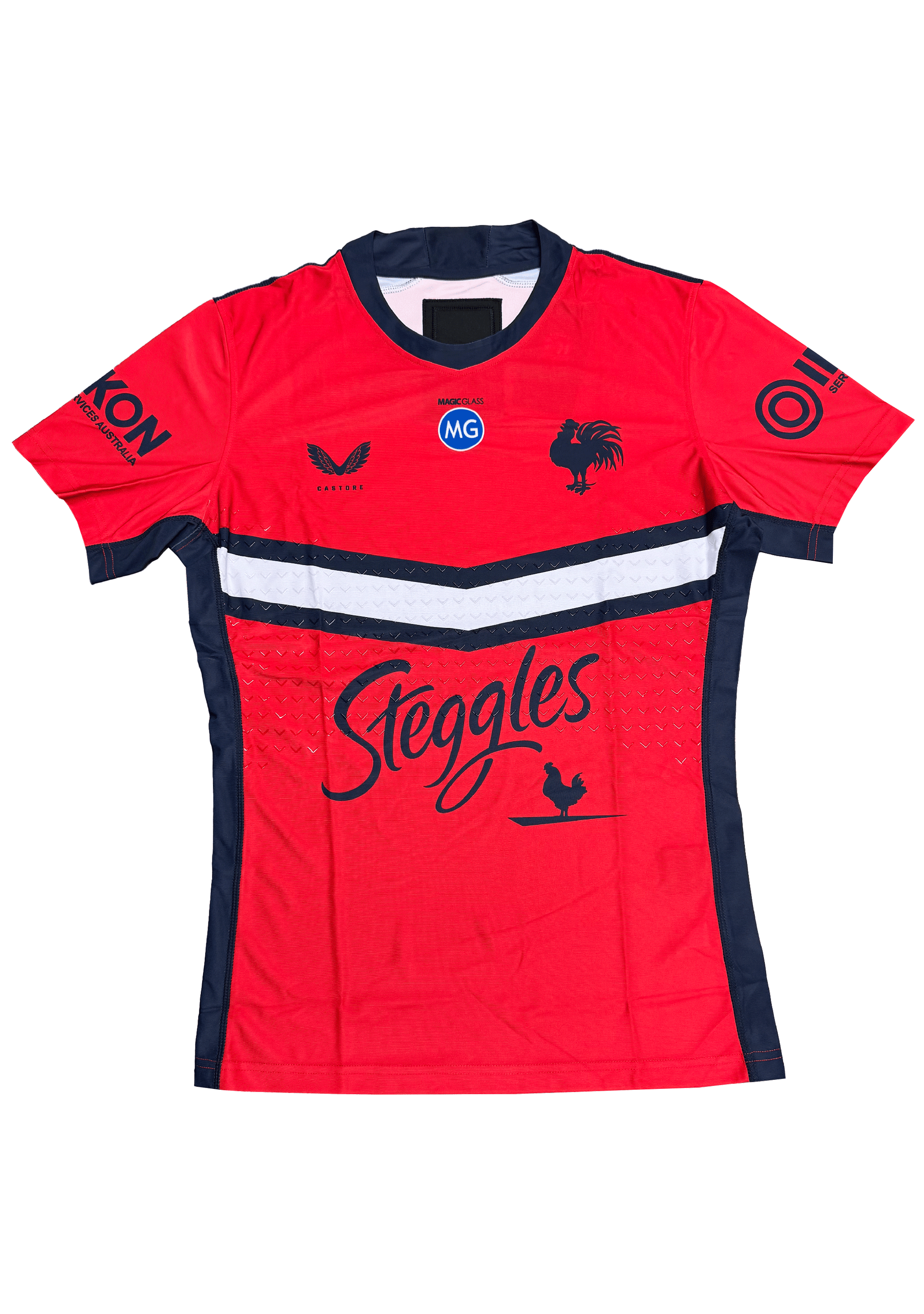 Castore Mens Roosters Training Tee <BR> JCSRTJB