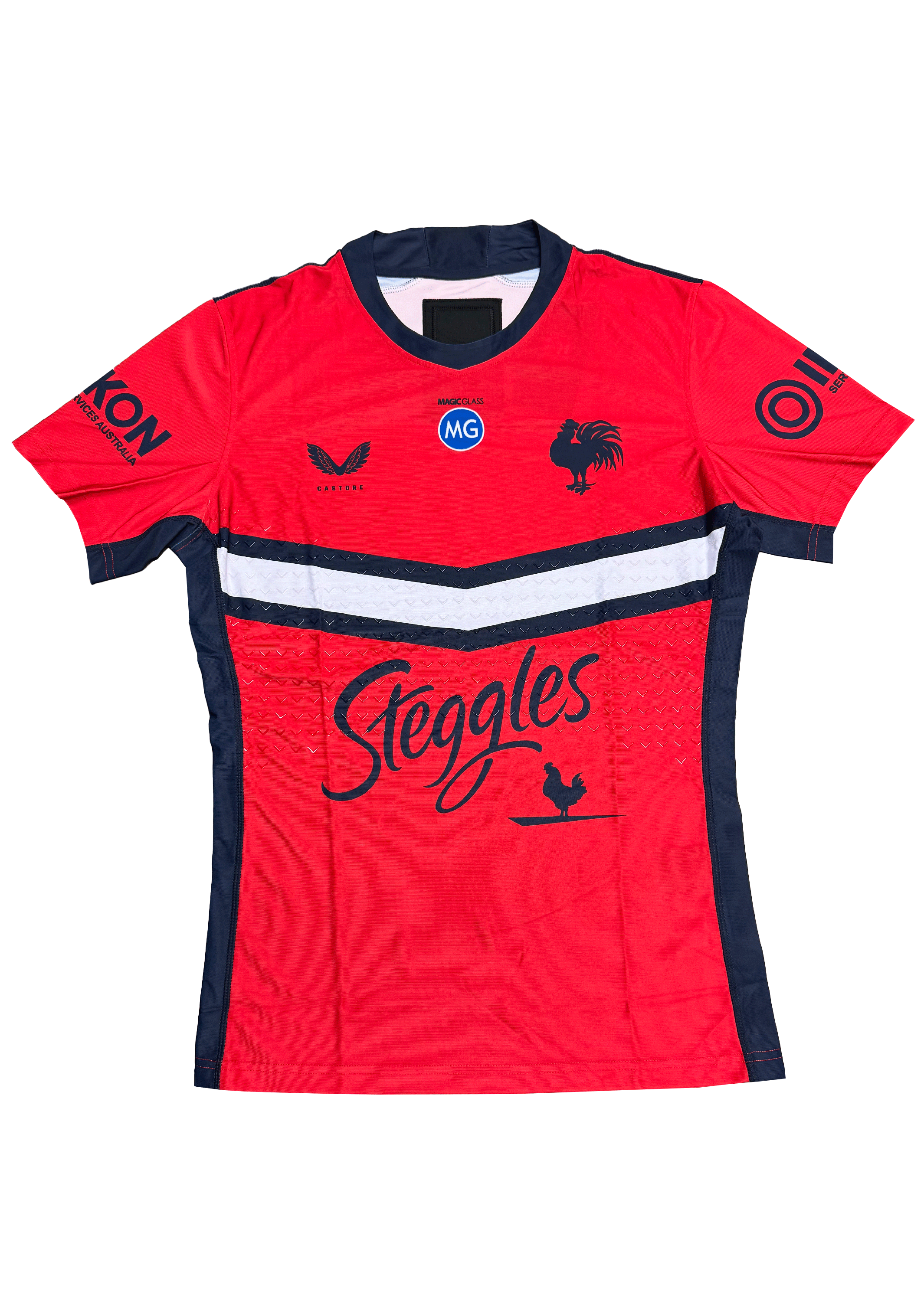 Castore Mens Roosters Training Tee <BR> JCSRTJB