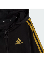 Adidas Infants Essentials Shiny Hooded Tracksuit <BR> HR5874