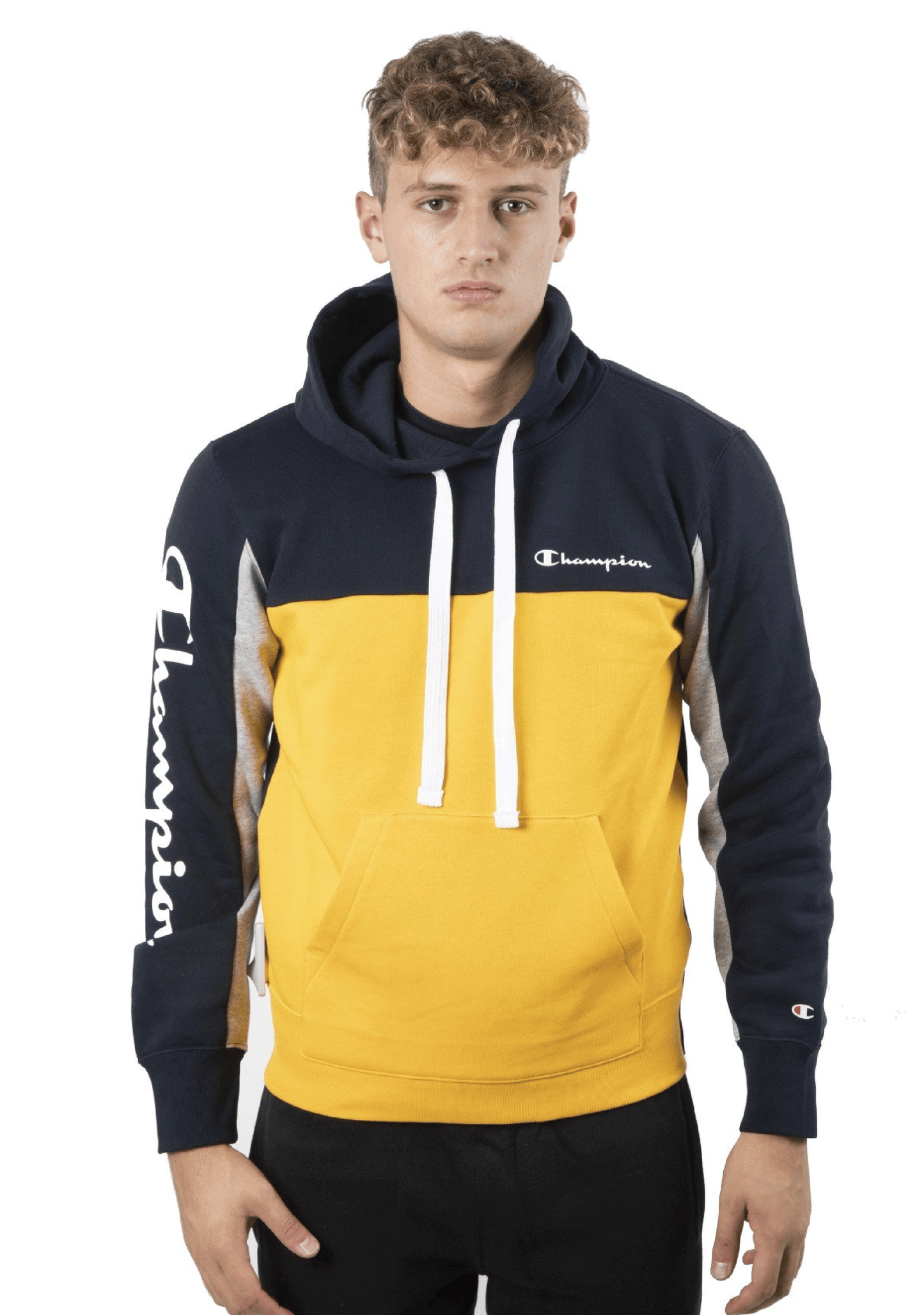 Champion men's color block hoodie cheap