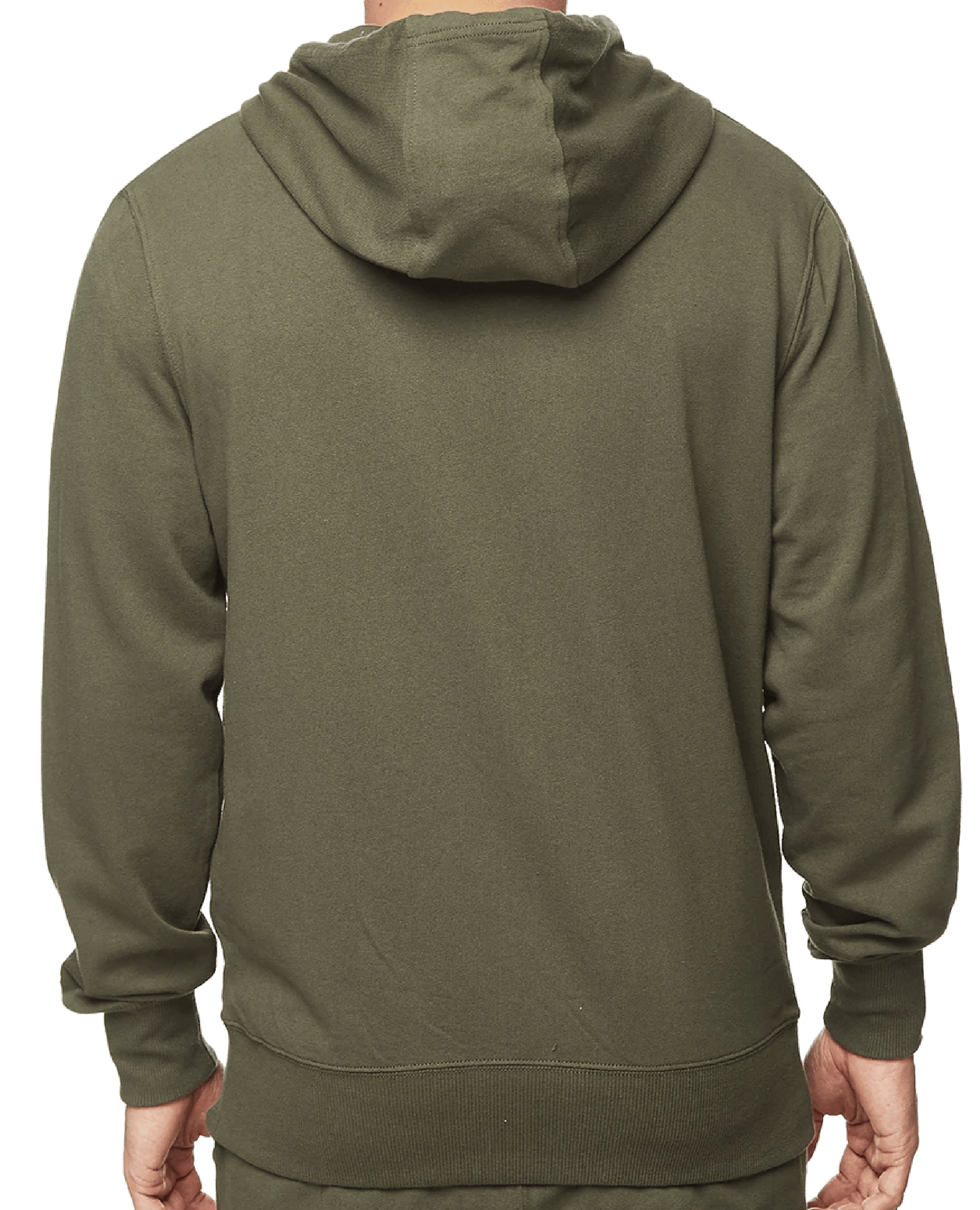 Champion C Logo Zip Hoodie Mens Six Iron Khaki