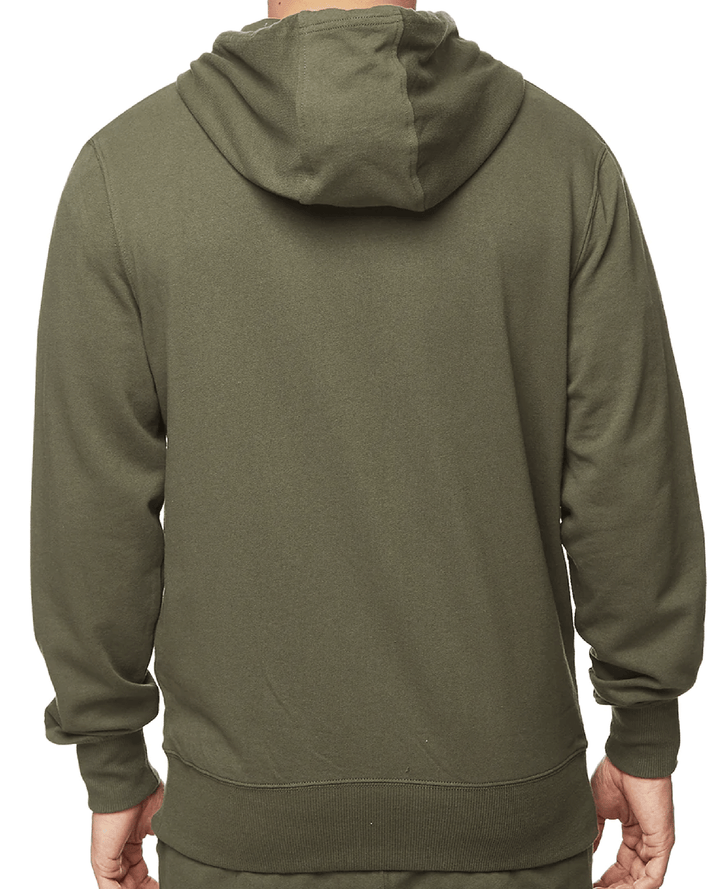 Champion C Logo Zip Hoodie Mens Six Iron Khaki
