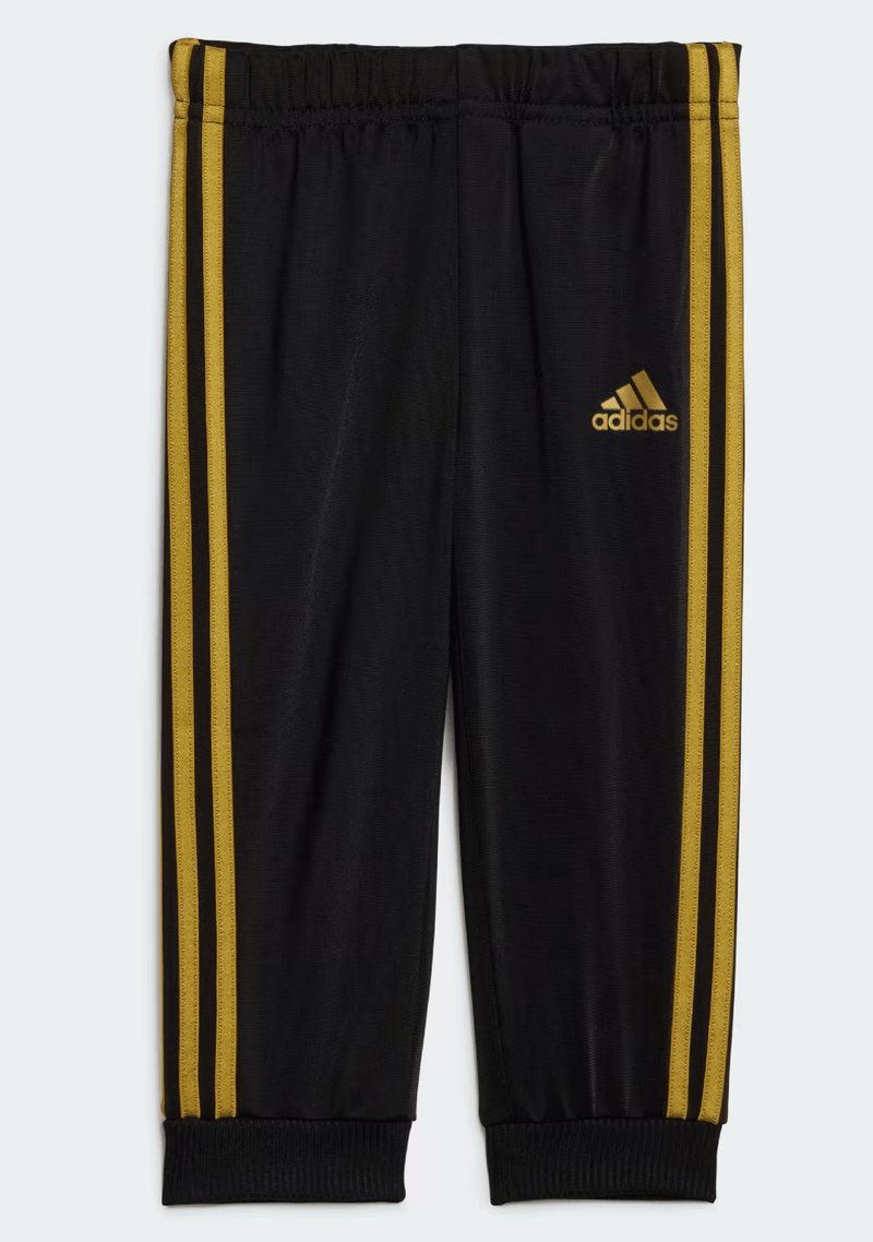 Adidas Infants Essentials Shiny Hooded Tracksuit <BR> HR5874