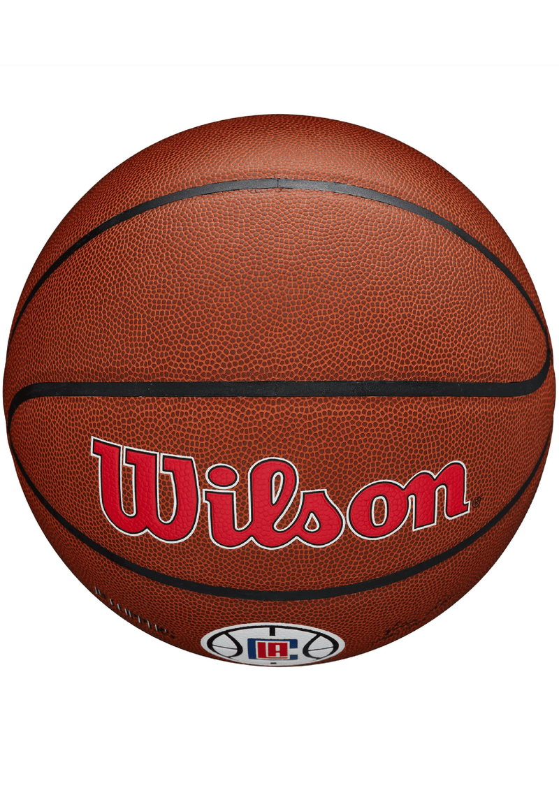 Wilson LA Clippers NBA Composite Leather Basketball Size 7 <BR> WTB3100LAC