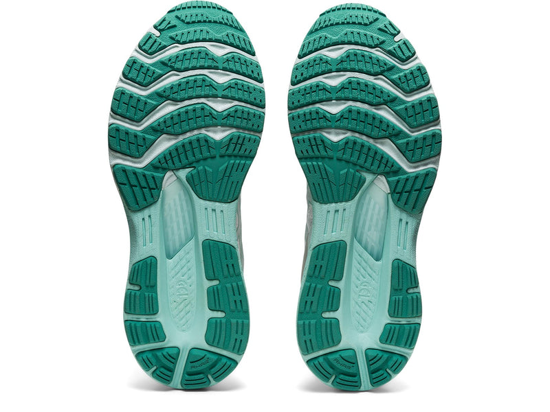Green asics on sale womens running shoes